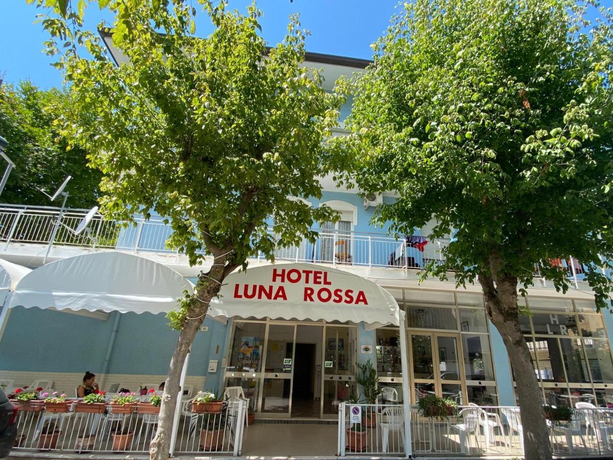 Hotel Luna Rossa Rimini Exteriör bild